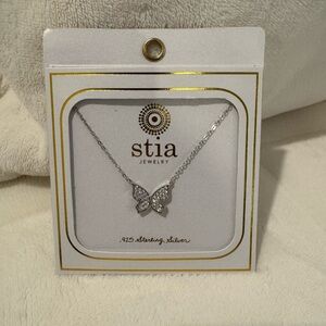 Silver Butterfly Necklace